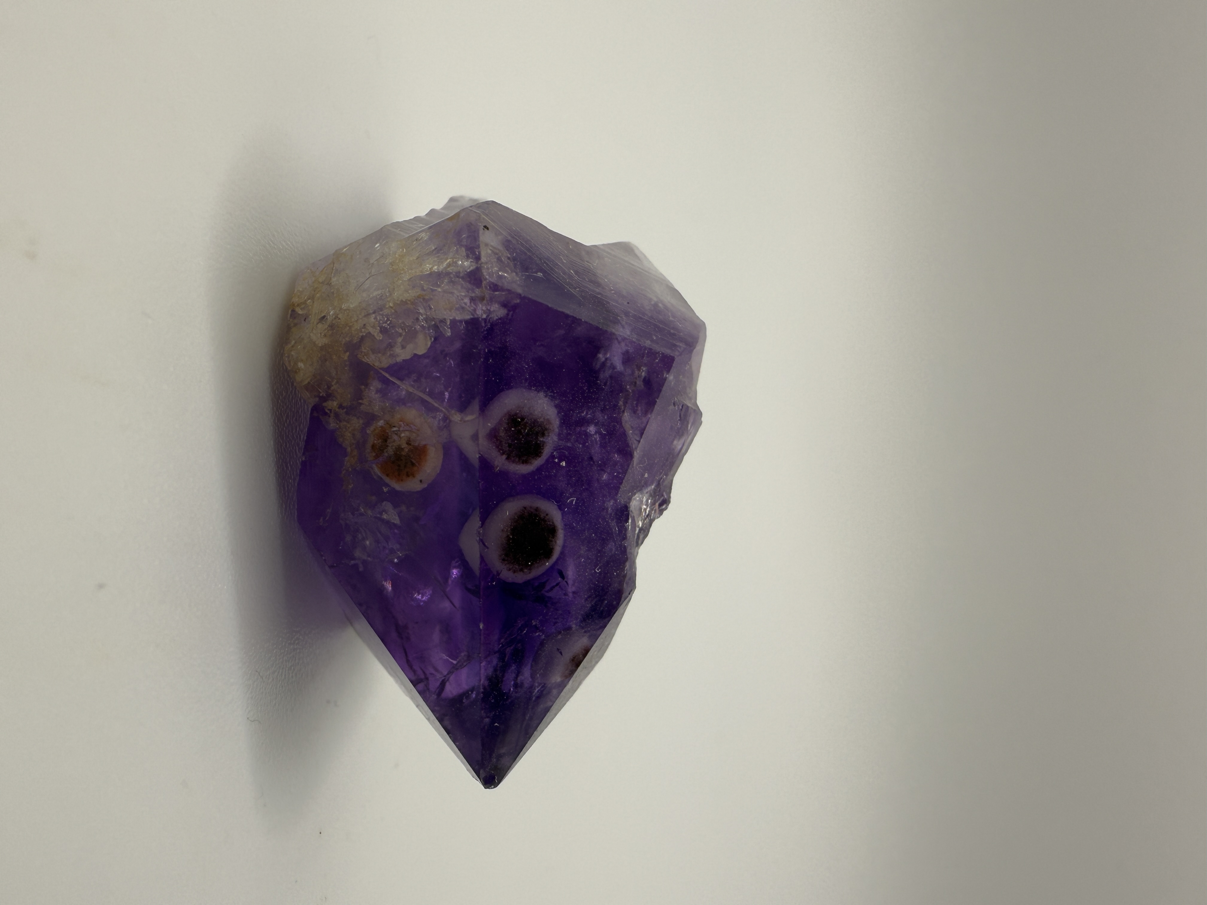 Amethyst with Christobolyte