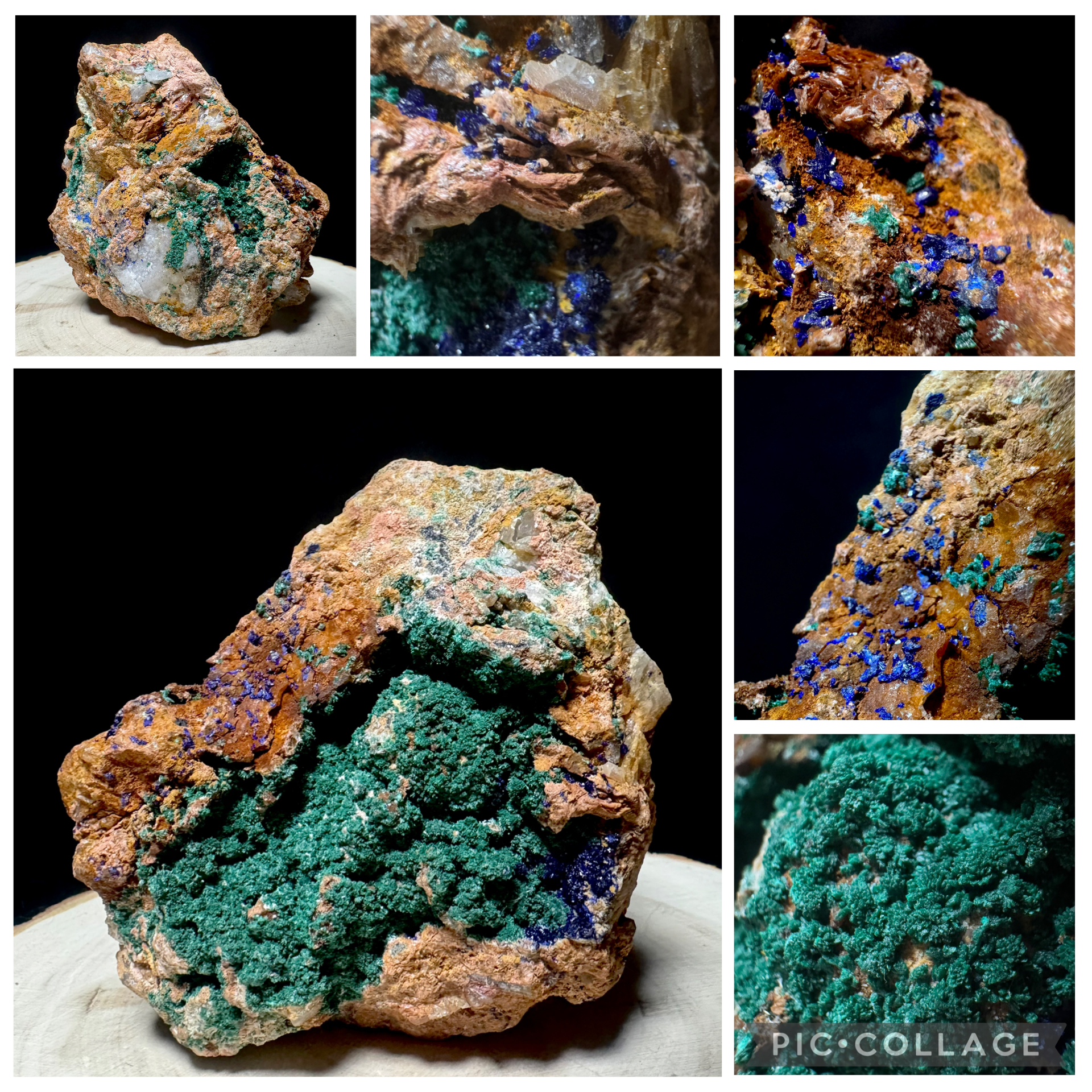 Moroccan Azurite and Malachite
