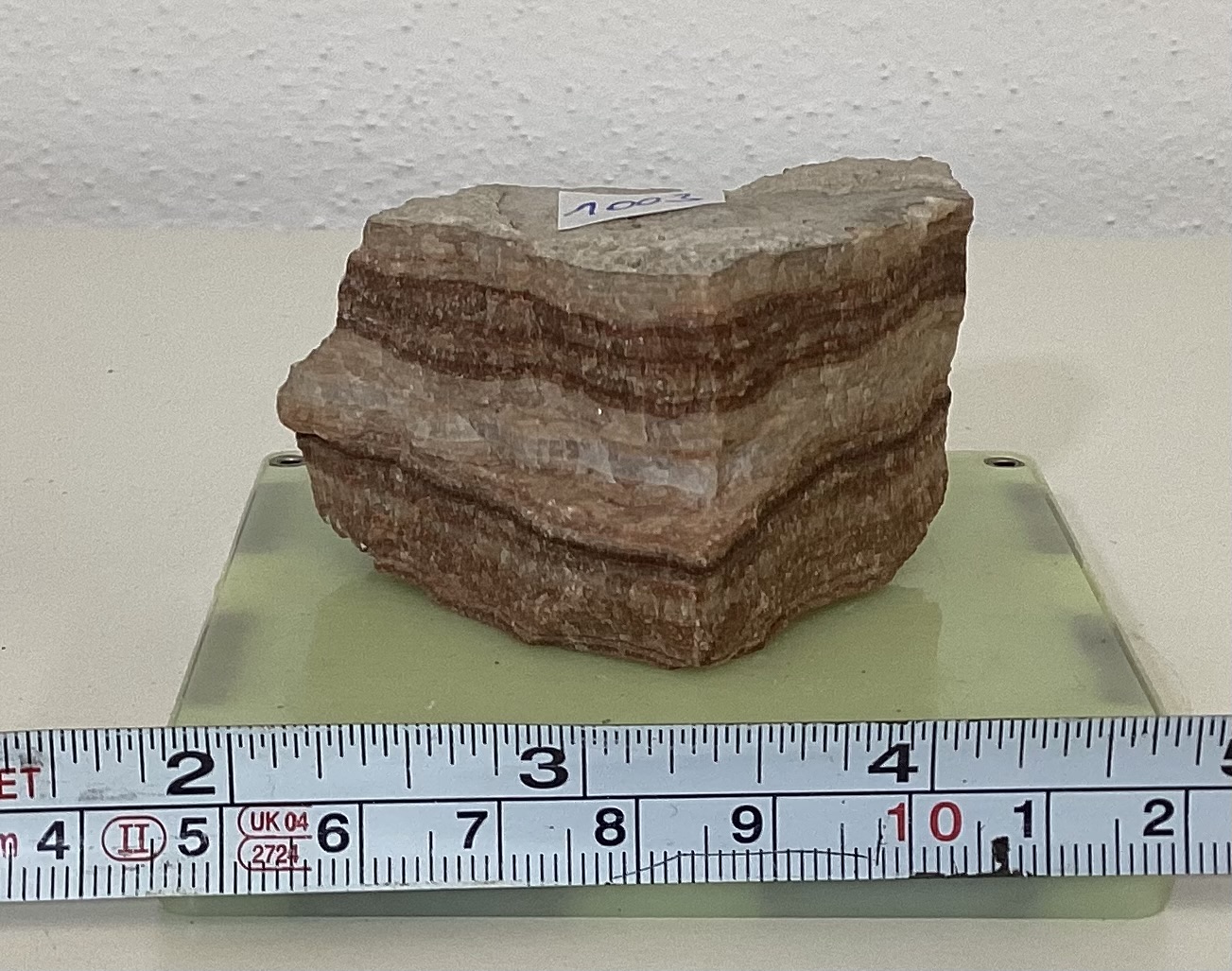 Sandstone, banded ferruginous