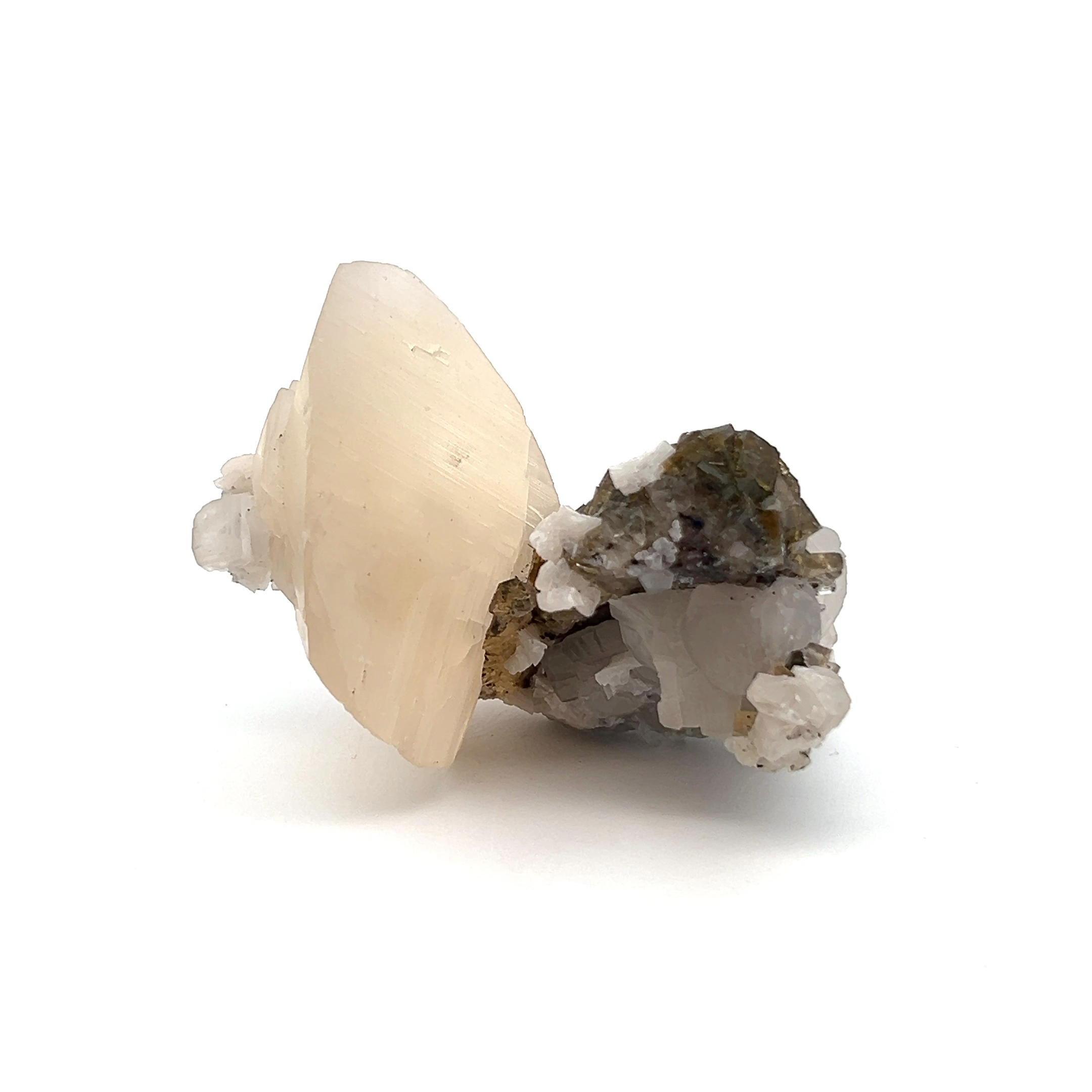 Calcite with Fluorite, Dolomite, Pyrite from Asturias Spain