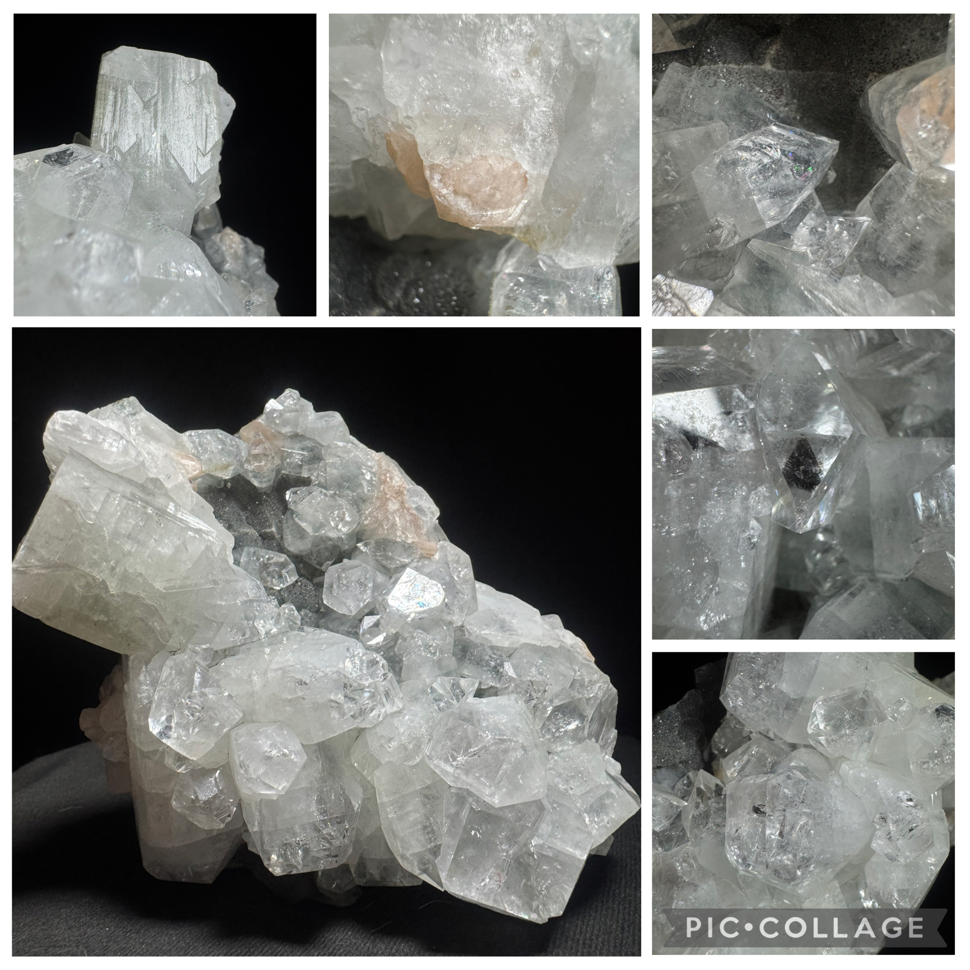 Indian Apophyllite with Minor Stilbite