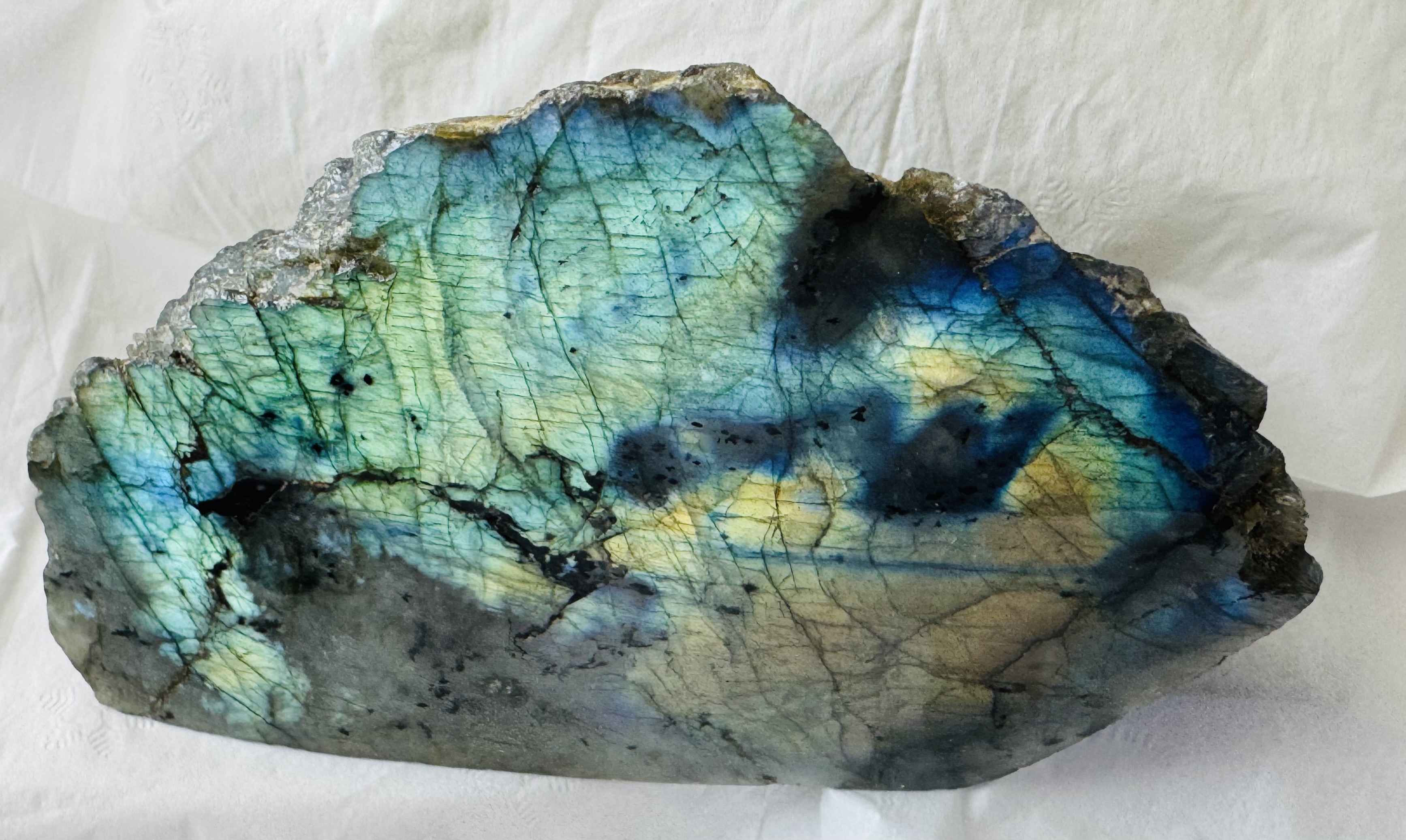 Labradorite-multi (mostly blue
