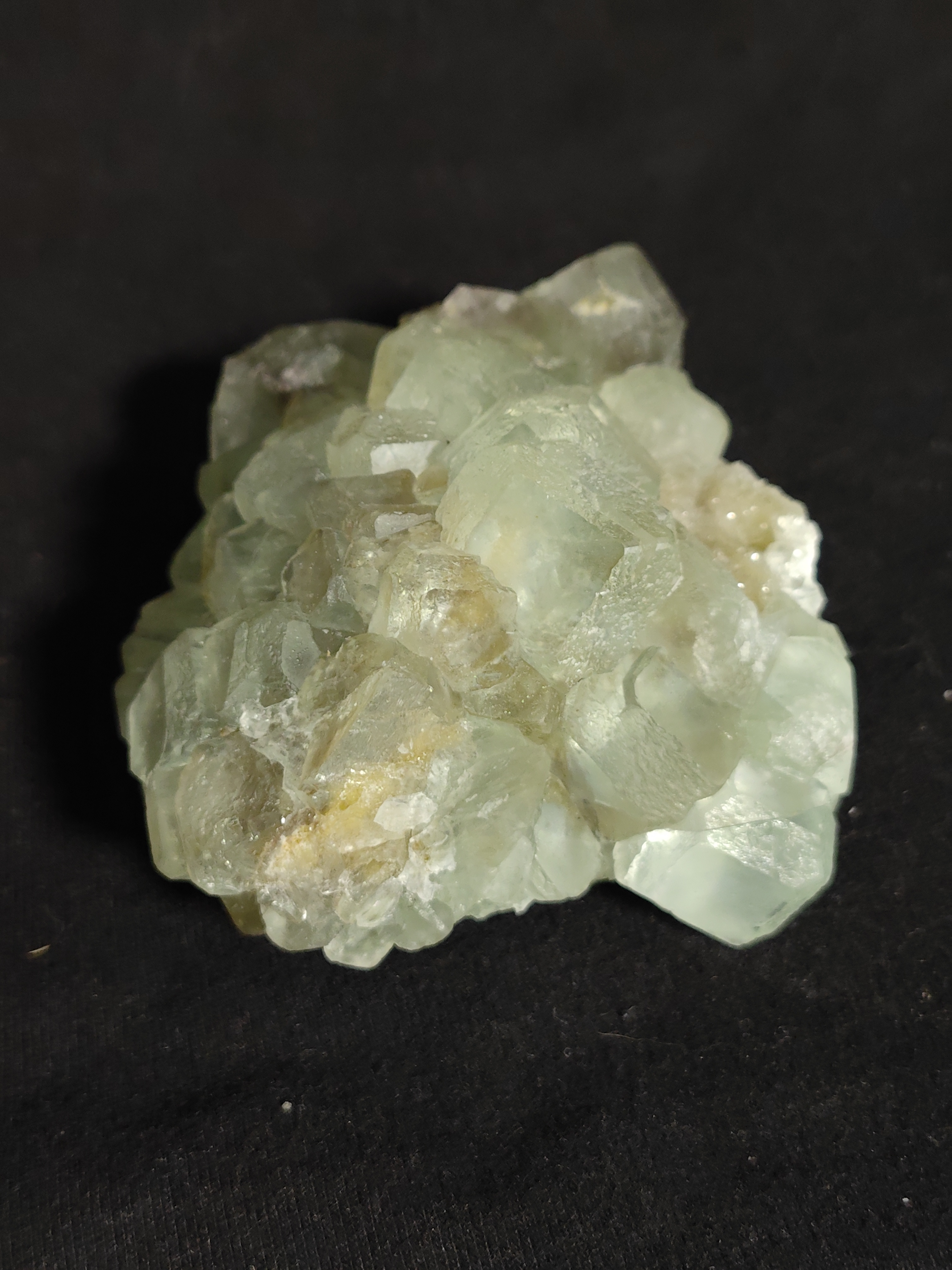 Window fluorite on matrix